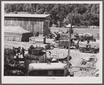 Preparing the site for the World's Fair.