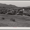 Landscape at Montgomery Center, Vermont.