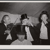 A quartet at an old-fashioned musical given at the "World's Fair" at Tunbridge, Vermont.