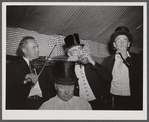 A quartet at an old-fashioned musical given at the "World's Fair" at Tunbridge, Vermont.