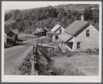 Houses on the outskirts of Montgomery Center, Vermont.
