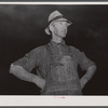 Mr. George Perry, one of the few farmers still in the Pine Camp expansion area. He has not yet been able to find a place to move to near Antwerp, New York.
