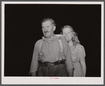 Mr. Albert Brissant and his niece, who are still living in the Pine Camp relocation area near Evans Mills, New York. They have an antique shop here which they have sold out and are now looking for a new farm.