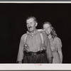 Mr. Albert Brissant and his niece, who are still living in the Pine Camp relocation area near Evans Mills, New York. They have an antique shop here which they have sold out and are now looking for a new farm.