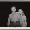 Mr. Albert Brissant and his niece, who are still living in the Pine Camp relocation area near Evans Mills, New York. They have an antique shop here which they have sold out and are now looking for a new farm.