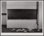 Abandoned school house (the Reedville School) in the Pine Camp expansion area which was attended by Dan Sampson's children.