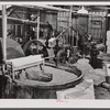 Vat in which paper pulp is churned at the Mississquoi Corporation paper mill in Sheldon Springs, Vermont.