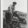 William Gaynor, FSA (Farm Security Administration) dairy farmer near Fairfield, Vermont.