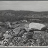 Farm landscape near Fairfield, Vermont.