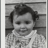 One of the Gaynor children on their farm near Fairfield, Vermont.