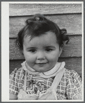 One of the Gaynor children on their farm near Fairfield, Vermont.