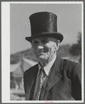 Mrs. C.I. Durkee of Tunbridge, Vermont, dressed in old-fashioned costume for the World's Fair of Tunbridge.