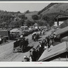 The parade at the World's Fair at Tunbridge, Vermont.