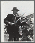 Fiddler (Mr. Ed. Lorkin) for the square dances at the World's Fair at Tunbridge, Vermont.