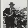 Fiddler (Mr. Ed. Lorkin) for the square dances at the World's Fair at Tunbridge, Vermont.