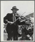 Fiddler (Mr. Ed. Lorkin) for the square dances at the World's Fair at Tunbridge, Vermont.