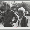 Two farm children at the World's Fair at Tunbridge, Vermont.