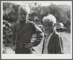 Two farm children at the World's Fair at Tunbridge, Vermont.