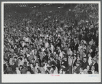 Spectators in the grandstand watching the vaudeville act at the World's Fair. Tunbridge, Vermont.