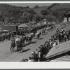 The parade at the World's Fair at Tunbridge, Vermont.