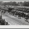 The parade at the World's Fair at Tunbridge, Vermont.