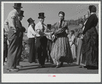 Square dances at the World's Fair at Tunbridge, Vermont.