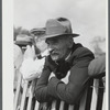 Spectator at the parade. World's Fair in Tunbridge, Vermont.
