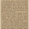 "What It Means to Be a Negro" clipping r.e. Charles Martin's collection
