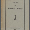 Library of William C. Bolivar, Philadelphia, Pennsylvania

