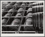 Christiansted, Saint Croix Island, Virgin Islands (vicinity). In the warehouse of the Virgin Islands Company's distillery.