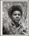 Guanica, Puerto Rico (vicinity). Farm laborer employed in cutting sugar cane at one dollar and fifty-one cents per day.