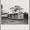 Santurce, Puerto Rico (vicinity). A house on the property which FSA (Farm Security Administration) is buying for a land and utility housing project.