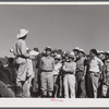 Manati (vicinity), Puerto Rico. FSA (Farm Security Administration) borrowers and their families at a meeting to discuss the distribution of land for tenant purchase farms.