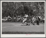 Iowa State plays Nebraska on the campus at Iowa State College. Ames, Iowa.