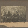 James Stephens, Dr. C.P. McClendon, John E. Bruce and Arthur Schomburg at a gathering