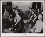 Union meeting of textile workers in Greensboro, Greene County, Georgia.