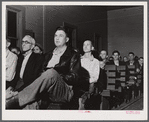Union meeting of textile workers in Greensboro, Greene County, Georgia.