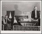 Union meeting of textile workers in Greensboro, Greene County, Georgia.