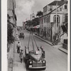 Christiansted, Saint Croix Island, Virgin Islands. Along the main street.