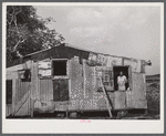 Christiansted, Saint Croix Island, Virgin Islands (vicinity). Farmhouse constructed with FSA (Farm Security Administration) aid by Puerto Rican farm family.