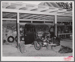 Frederiksted, Saint Croix Island, Virgin Islands. The ambulance of the Frederiksted hospital.