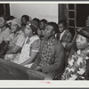 Union Point, Greene County, Georgia. Community sing in the Negro church.