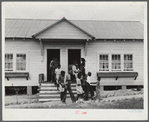 Mosquito Crossing, Greene County, Georgia. The new Negro school.