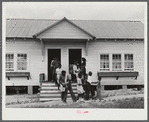 Mosquito Crossing, Greene County, Georgia. The new Negro school.