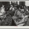 Union Point, Greene County, Georgia. Community sing at the Negro church.