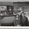 Mrs. Edgar Jones and her son, FSA (Farm Security Administration) clients near Woodville. Her son works at the Civilian Conservation Corps camp.