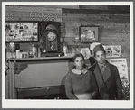 Mrs. Edgar Jones and her son, FSA (Farm Security Administration) clients near Woodville. Her son works at the Civilian Conservation Corps camp.