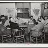 A meeting to discuss defense and agricultural problems being held at the county agents office in Greensboro, Greene County, Georgia.