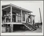 The Rhodes house, which is being repaired with the help of the FSA (Farm Security Administration) in the Mount Pleasant community, Greene County, Georgia.