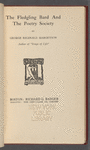 The fledgling bard and the poetry society